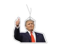 CME.Promo - Lot de 2 Arbres Parfumés Donald Trump - Diffuseur de Parfum Amusant pour Voiture - Scent Neutre - Papper Suspendu
