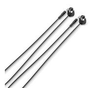 CME TRS MIDI Cable 2-Pack - Straight TRS Type A (3.5mm - 1/8") to Angled 5-pin DIN, 5FT / 150CM - Parfait pour les espaces compacts et le patching