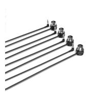 CME TRS MIDI Cable Pack de 4 - TRS Type A 3,5 mm Coudé vers DIN MIDI 5 Broches Coudé, 90 cm, Profil Bas, Connecteurs Ultra Fins, Idéal pour Synthétiseurs et Pedalboards