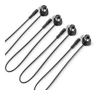 CME TRS MIDI Cable Pack de 4 - TRS Type A 3,5 mm Droit vers DIN MIDI 5 Broches Coudé, 30 cm, Idéal pour Espaces Compacts et Patching