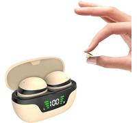 Cmeilau 2024 Nouveaux Mini écouteurs Invisibles sans Fil Bluetooth cachés IPX5, Suppression du Bruit stéréo Discret Le Plus Petit Bluetooth, écouteurs étanches pour Dormir sur Le côté (Skin)