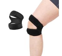 Cmeilau Stabilisateur de genou Patellaprime, sangle de genou pour tendon rotulien, stabilisateur de genou Patella Prime, genouillère de compression réglable, déchirure du ménisque (Black)