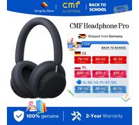 CMF Headphone Pro - Casque Bluetooth circum-auriculaire - Autonomie jusqu'à 100 heures, haute résolution avec LDAC, son spatial, avec réduction active du bruit Gris foncé
