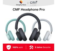 CMF Headphone Pro - Casque Bluetooth circum-auriculaire - Autonomie jusqu'à 100 heures, haute résolution avec LDAC, son spatial, avec réduction active du bruit Light Grey