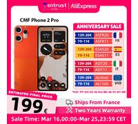 CMF Phone 2 Pro Version mondiale Smartphone 5G MediaTek Dimensity 7300 Pro 5G Écran AMOLED 6,77 pouces Caméra principale 50MP Batterie 5000mAh Orange