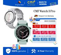 CMF Watch 3 Pro - Smartwatch AMOLED 1,43 pouces, batterie 13 jours, double GPS, appels Bluetooth avec suppression du bruit AI, suivi de la fréquence cardiaque et du sommeil Vert clair