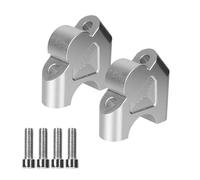 CMGGMKEZDP Entretoise de rehausse de Guidon de Moto pour B&MW R1200GS R1250GS pour Adventure GS 1200 1250 R1250RS S1000XR R1200R Réhausseur Guidon Moto Rehausseur de Serrage de Guidon de Moto(Argent)