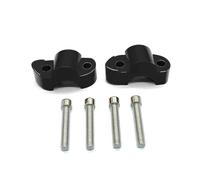 CMGGMKEZDP Entretoise de rehausse de Guidon de Moto pour Suzuki GSX S GSX-S 1000 S1000 F 2015-2023 GSXS1000GT S1000GT Kit Rehaussement Guidon 20 Mm Rehausseur de Serrage de Guidon de Moto(Noir)