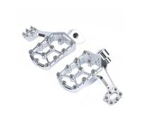 CMGGMKEZDP Repose-Pieds Moto Repose-Pieds CNC pour Y&amaha YZ WR 125 250 F X 250F 426F 450F YZ85 YZ125 YZ250 YZ250F YZ450F YZ426F 2003-2023 Pédales(Argent)