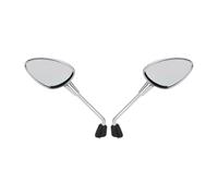CMGGMKEZDP Rétroviseur Gauche Droit pour Vespa pour Sprint 50 125 150 2014-2022 Rétroviseur de Moto(Chrome)