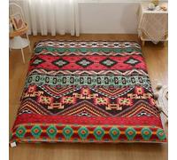 CMHYBS 100% Coton Housse De Matelas pour Japonais Matelas Futon, Taille Réelle Housse De Protection pour Traditionnel Sol Matelas Futon,avec Double Fermeture éclair(Size:180x200cm,Color:h)