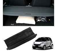 CMHZJ Auto Étagère Arrière Rétractable De Coffre pour Smart Fortwo 2009-2014, Noir Coffre de Arrière Panneau de Bouclier de Sécurité, Stockage de Partition de la Boîte de Queue Étagères