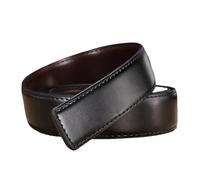 Cmis Kbei Ceinture en cuir véritable pour homme - Double couche - Double face - Disponible sans boucle ardillon - Ceinture pour homme, 3 cm, 110 cm