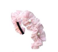 Cmis Kbei Jolis bandeaux à cheveux avec accessoires en perles, accessoires pour cheveux, pinces à cheveux élégantes (rose)