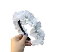 Cmis Kbei Jolis bandeaux à cheveux avec accessoires en perles, accessoires pour cheveux, pinces à cheveux élégantes (gris)