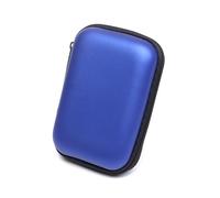Cmis Kbei Lot de 2 mini sacs portables pour écouteurs, porte-monnaie, étui de transport, étui pour carte mémoire, organisateur de câbles, accessoires pour casque, noir foncé, Taille unique