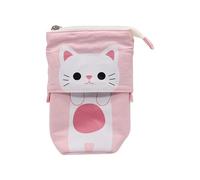 Cmis Kbei Trousse à crayons en toile avec motif dessin animé - Rétractable - Support pliable - Fournitures scolaires - Cadeau pour enfants, b, Taille unique