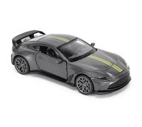 CMJ Aston Martin V12 Vantage Voiture miniature à l'échelle 1:43 - Gris - Modèle de collection exclusif en fonte sous pression - Produit sous licence officielle