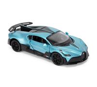 CMJ Bugatti Divo Voiture Miniature à l'échelle 1:43 - French Racing Blue - Modèle de Collection en Fonte sous Pression - Produit Officiel sous Licence