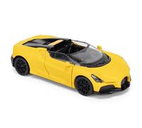 CMJ Bugatti Mistral Roadster Voiture Miniature à l'échelle 1:43 - Jaune Sunbeam - Modèle de Collection élégant moulé sous Pression - Produit sous Licence Officielle