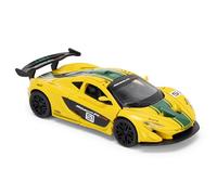 CMJ McLaren P1 Voiture Miniature à l'échelle 1:43 - Volcano Yellow - Voiture Miniature de qualité supérieure pour collectionneurs - Produit sous Licence Officielle