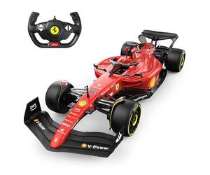 CMJ RC Cars Ferrari F1 F1-75 Remote Control Car (1:12 Scale) - Voiture Télécommandée 2022 Pilotes de Formule 1 - Charles Leclerc + Carlos Sainz Drive to Surive