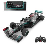 CMJ RC Cars Mercedes F1 AMG F1 W11 EQ Voiture télécommandée (échelle 1:18) 2.4GHz, modèle réduit de Jouet sous Licence Officielle, Pilotes - Lewis Hamilton + George Russell Drive to Surive
