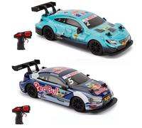 CMJ RC Cars Pack Double : Audi RS5 DTM et Mercedes AMG C63 DTM Officiellement licenciés, échelle 1:24, 2.4 GHz, Voitures télécommandées - Parfait pour Les Fans de Sport Automobile