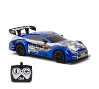 CMJ RC CARS Road Rebel Blue Bolt Voiture télécommandée à l'échelle 1/24 pour tous les âges