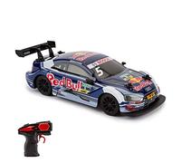 CMJ RC Cars sous Licence Officielle Audi RS5 DTM 1:24 2,4 GHz Bleu/Red Bull