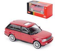 CMJ Voiture Miniature Range Rover Sport 1:43 en Fonte sous Pression - Rouge - Modèle de Collection détaillé - Produit sous Licence Officielle