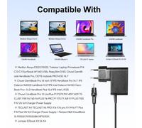 CMJAAGUR-12 V 2 A Adaptateur Chargeur Pour Chuwi Aerobook Lapbook Air 14.1 Gemibook Pro Corebook X Herobook Ordinateur Pc Teclast F7 Plus, Jumper Ezbook 3 Pro S5 X3 13.3"" X4 S4 Trekstor Port[M1252]