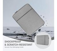 CMJAAGUR-14 Pouces Pochette Ordinateur Housse Ordinateur Gris Sacs Et Housses Pour Housse Macbook Pro Résistante À L'Eau Pochette Macbook Pro Pour 14 Lenovo Dell Notebook[M2634]