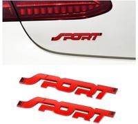 Cmjaagur-2 Pièces 3d Métal Autocollant Voiture, Emblème Sport, Lettres Digitals Emblème Refitting Trunk Logo Stickers, Universal Pour Voiture, Moto Vélo De Voiture Style Accessoires Décoratifs(Ro[M899