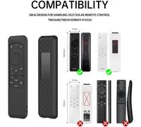 CMJAAGUR-2 Pieces Remote Control Cover For Samsung 2023 Solarcell Bn59-01432A Bn59-01432D Bn59-01432J Bn59-01439A Remote Cover Case For Samsung Neo Qled Oled Tv Tm2360E Tm2361E Remote Cover[M1833]