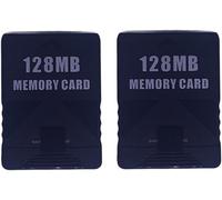 CMJAAGUR-2Pcs Carte Mémoire 128 Mo Pour Ps2[M112]