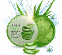 Cmjaagur-300 Ml Gel D'aloe Vera Bio - Crème Hy Atante Naturelle, Hy Atant Pour Vi Corps Cheveux, Soins Pour Les Coups De Soleil, Réparer Les Cicatrices, Apaisant Et Anti-Inflammatoire[M266]