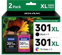 CMJAAGUR-301Xl Cartouches D'Encre De Rechange Pour 301 Noir Couleur Multipack Pour Envy 4500 4504 5530 5532 Deskjet 1510 2540 1050 3050 2050 2510 Officejet 2622 4630[M1805]