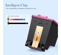 CMJAAGUR-304Xl Remanufacturées Remplacement Cartouche Pour 304 Xl Pour Envy 5030 5010 5020 5032 Deskjet 3720 2634 2622 2620 2630 2632 2633 3730 3733 3735 (Noir Et Tri-Couleur, 2-Pack)[M615]