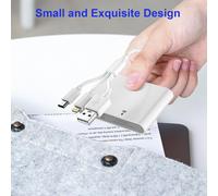 CMJAAGUR-4 En 1 Lecteur De Carte Pour Sd/Tf/Ms/Xd, Adaptateur Memory Stick Pro Duo Pour Iphone/Ipad/Pc/Android, Sd Card Reader Avec Usb C/Lightning/Usb & Otg, Lecteur Carte Xd Pour Olympus P[M332]