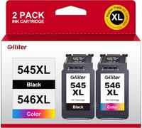 CMJAAGUR-545Xl 546Xl Multipack Pour Cartouches D'Encre Canon 545 546 Pour Canon 545 Xl Noir Et Couleur Compatibles Avec Les Cartouches Canon Pixma Ts3355 Pour Canon Pixma Ts3350 Ts3450 Ts315[M1399]