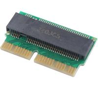 CMJAAGUR-Adaptateur M.2 Nvme Ssd De Rechange Compatible Avec Macbook Air Pro Retina Mid 2013 2014 2015 2016 2017 Ahci Ssd Amélioré Pour A1465 A1466 A1398 A1502 Carte Dorée Verte[M1014]