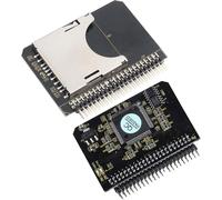 CMJAAGUR-Adaptateur Sd Vers Ide - Carte D'Extension De Mémoire Ide 44 Broches - Carte Mémoire Vers Carte Mémoire - Pour La M À Niveau Et L'Expansion De L'Hôte De L'Ordinateur[M1503]