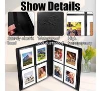 Cmjaagur-Album Photo À 160 Pochettes ¿ Livre Photo De Grande Capacité Pour Polaroid/Zink/Instax Mini, Album Avec Couverture En Cuir Pour Voyage, Mariage Et Souvenirs De Famille[M70]