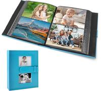 Cmjaagur-Album Photo À Pochettes 10 X 15 Cm, 200 Photos À Insérer, Album Photo Avec Fenêtre Avant, Livre Photo Pour ?uvres D'art Ou Cartes Postales, Famille, Mariage, Photos De Bébé (Couvert[M351]