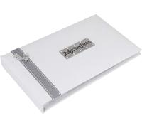 Cmjaagur-Album Photo Baby Scan Avec Ruban Cousu Et Pieds De Bébé En Étain ¿ Ruban Gris[M950]