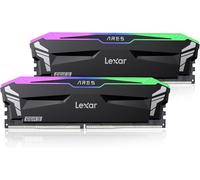 CMJAAGUR-Ares Rgb Ddr5 Ram Kit 32Go (2X16Go) 6400 Mhz, 288-Pin Udimm Pc Mémoire Ram, Dram Mémoire Pour Xmp 3.0/Amd Expo Haute Performance D'Ordinateur De Jeu, Cl32-38-38-76, 1.4V (Ld5Eu016G-[M463]