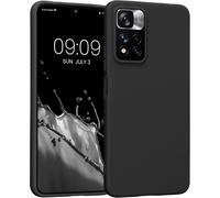 Cmjaagur-Case Compatible With Xiaomi Note 11 Pro+ 5g / Note 11 Pro Plus 5g Case - Soft Protective Silicone Phone Cover - Matte Black[M1073]