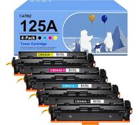 CMJAAGUR-Cb540A Cartouche De Toner Remplacement Pour 125A Cb541A Cb542A Cb543A Compatible Pour Cp1210 Cp1215 Cp1215N Cp1217 Cp1510 Cp1514 Cp1514N Cp1515N Cp1518 Cp1518Ni Cm1312 (1 Bk, 1C, 1M[M1625]