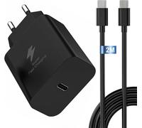 Cmjaagur-Chargeur Pour Samsung Charge Rapide Avec Câble 2m, 25w Chargeur Usb C For Samsung Galaxy A15, A54 5g, A55, A56, A34, A35,S24 S23 S22 S21 S20 +/Fe/Plus/Ultra, Pr Type C Adaptateur Su[M60]